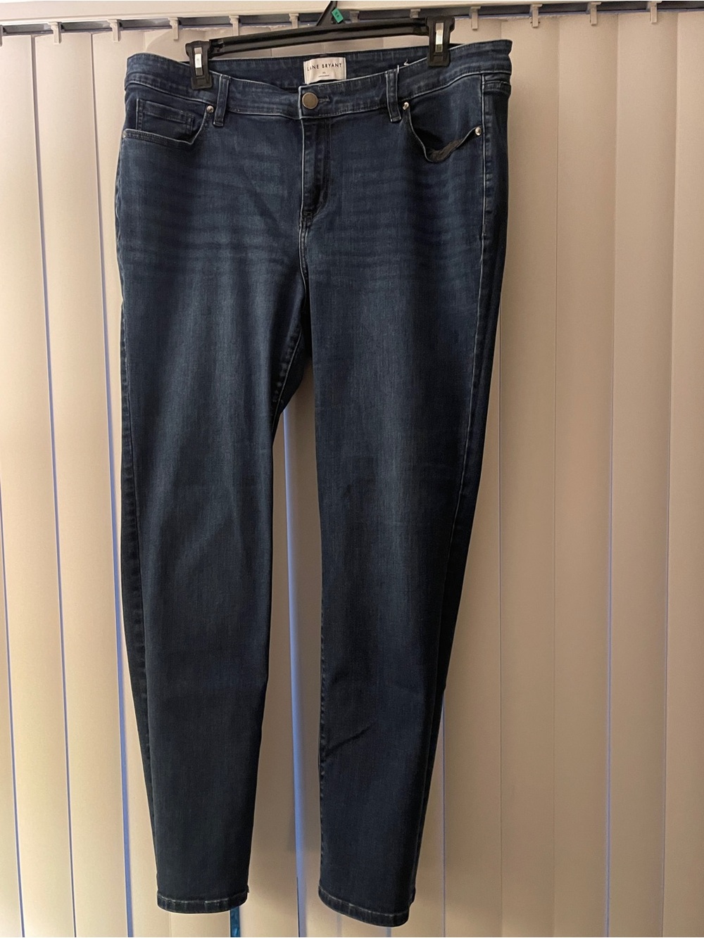Lane Bryant Dark Blue Women’s Stretch Straight Leg Jeans